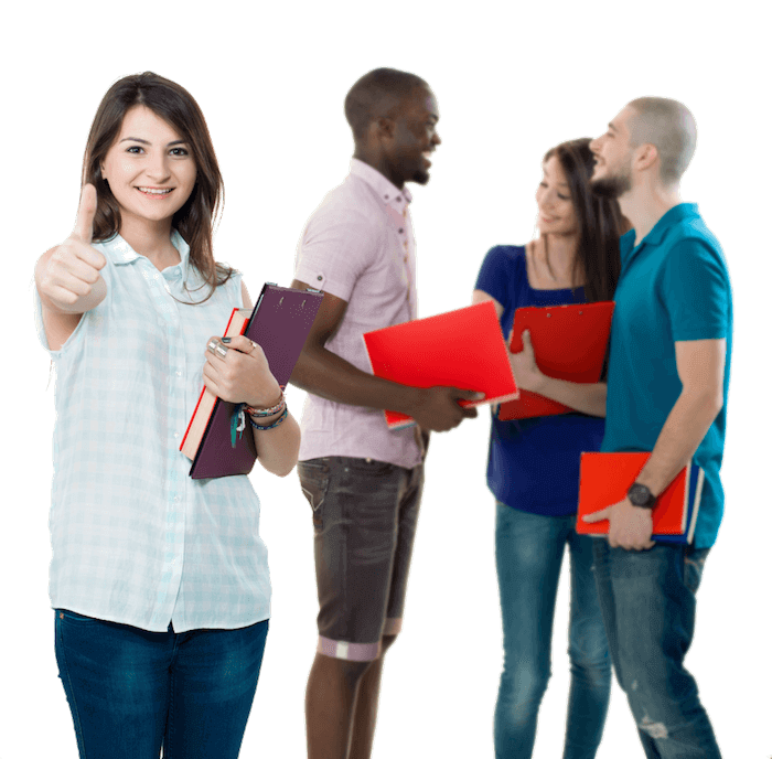 Group of 4 students